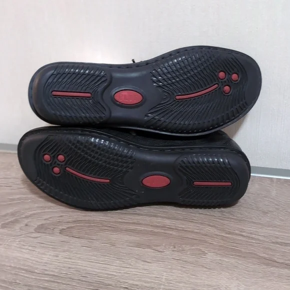 Clif Black Leather Lace Up Flats with Decorative Cutouts EU 36 - Picture 5 of 7